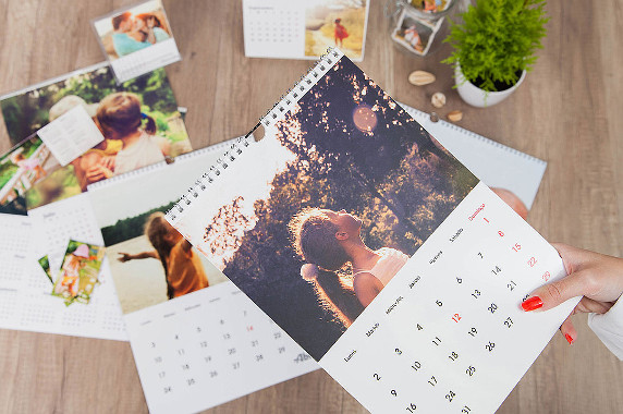 Calendarios personalizados para imprimir con fotos
