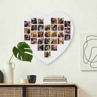 Collage Corazón troquelado PVC 50x50